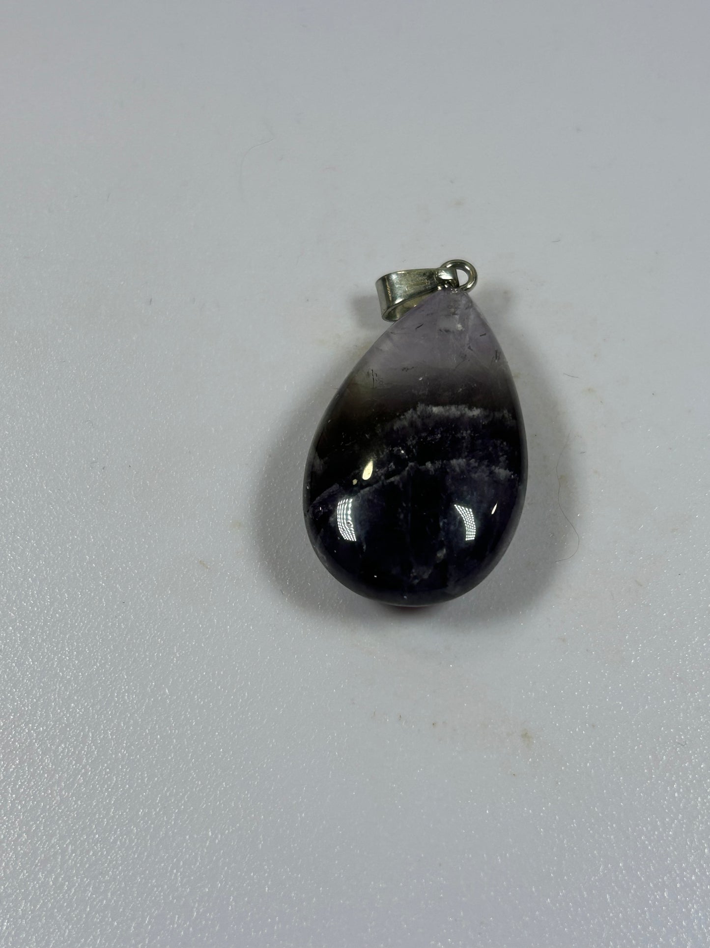Amethyst Teardrop Pendant - New