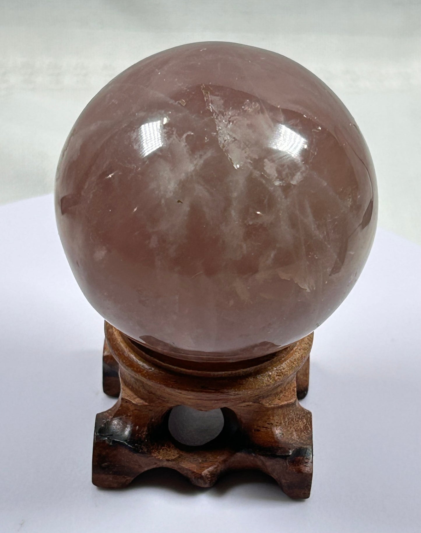 (#413) - Rose Quartz Sphere - New