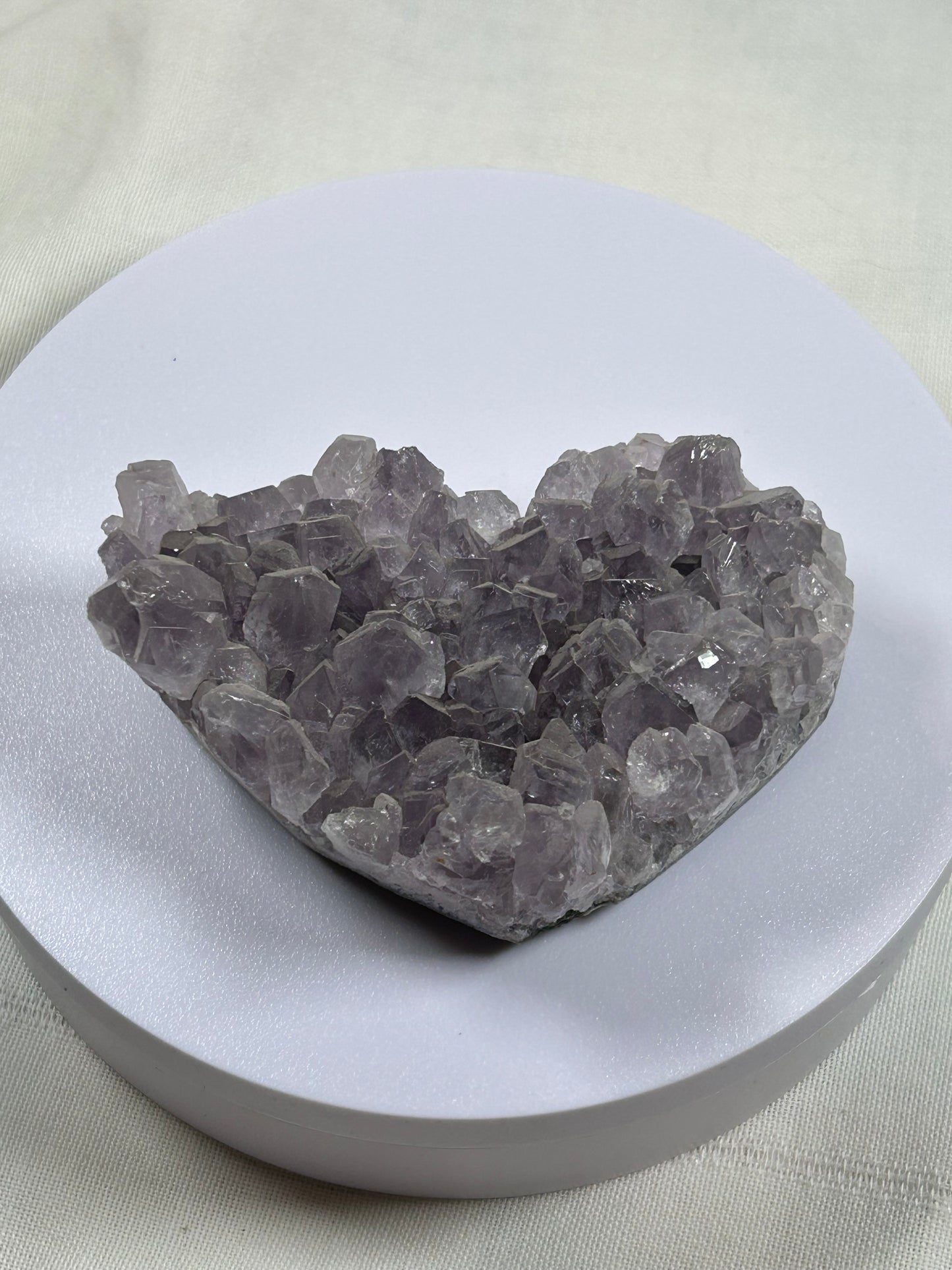 (#940) - Amethyst Heart Raw - New