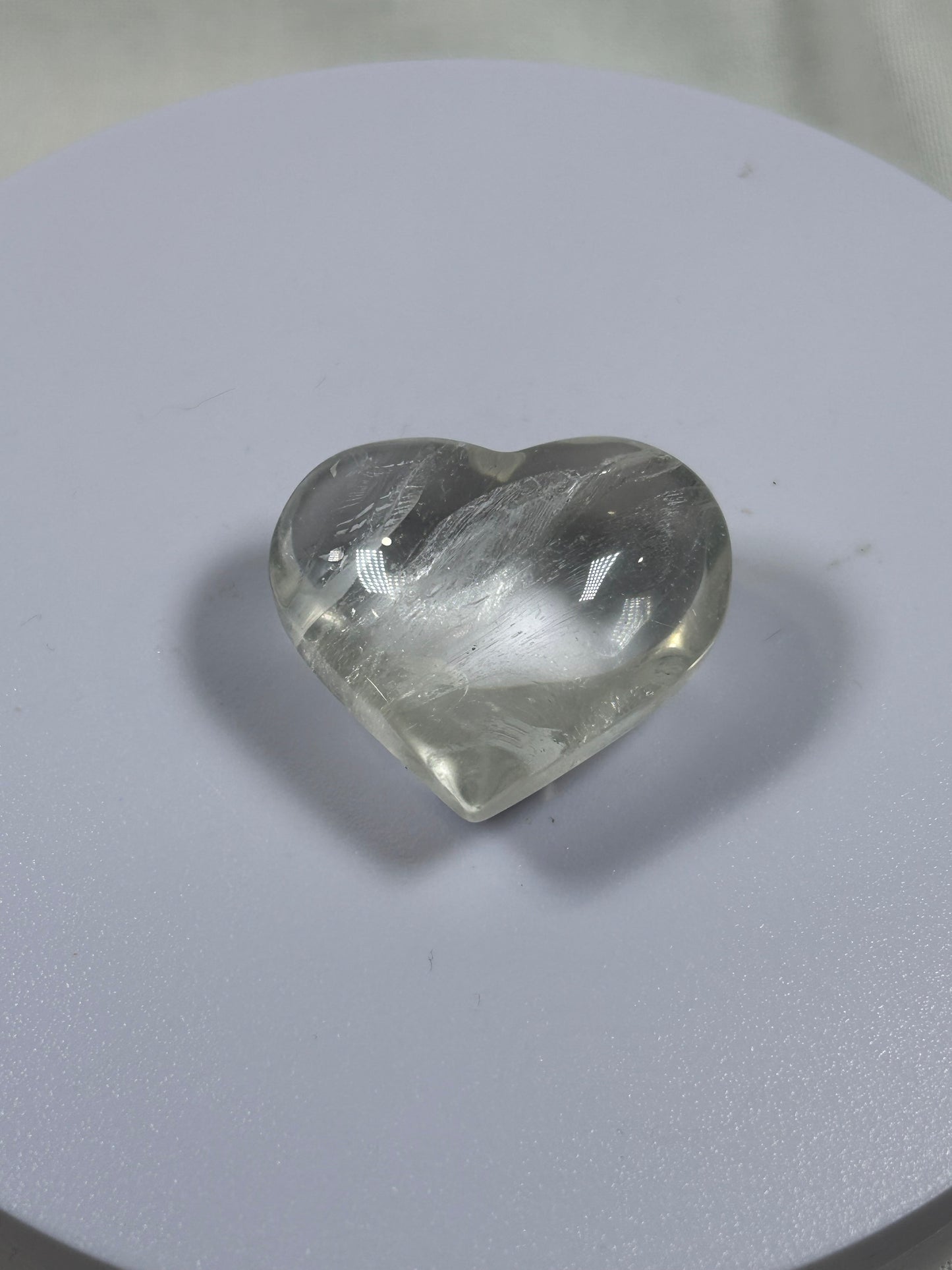(#875) - Clear Quartz Heart - New