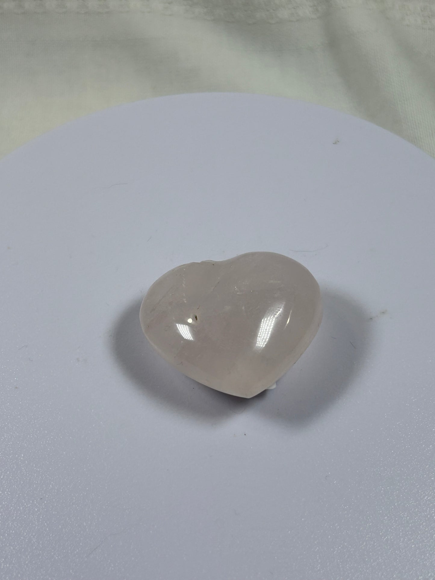 (#884) - Rose Quartz Heart - New