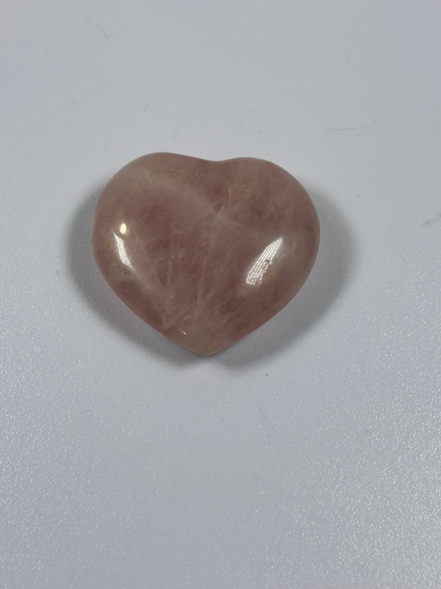 (#882) - Rose Quartz Heart - New