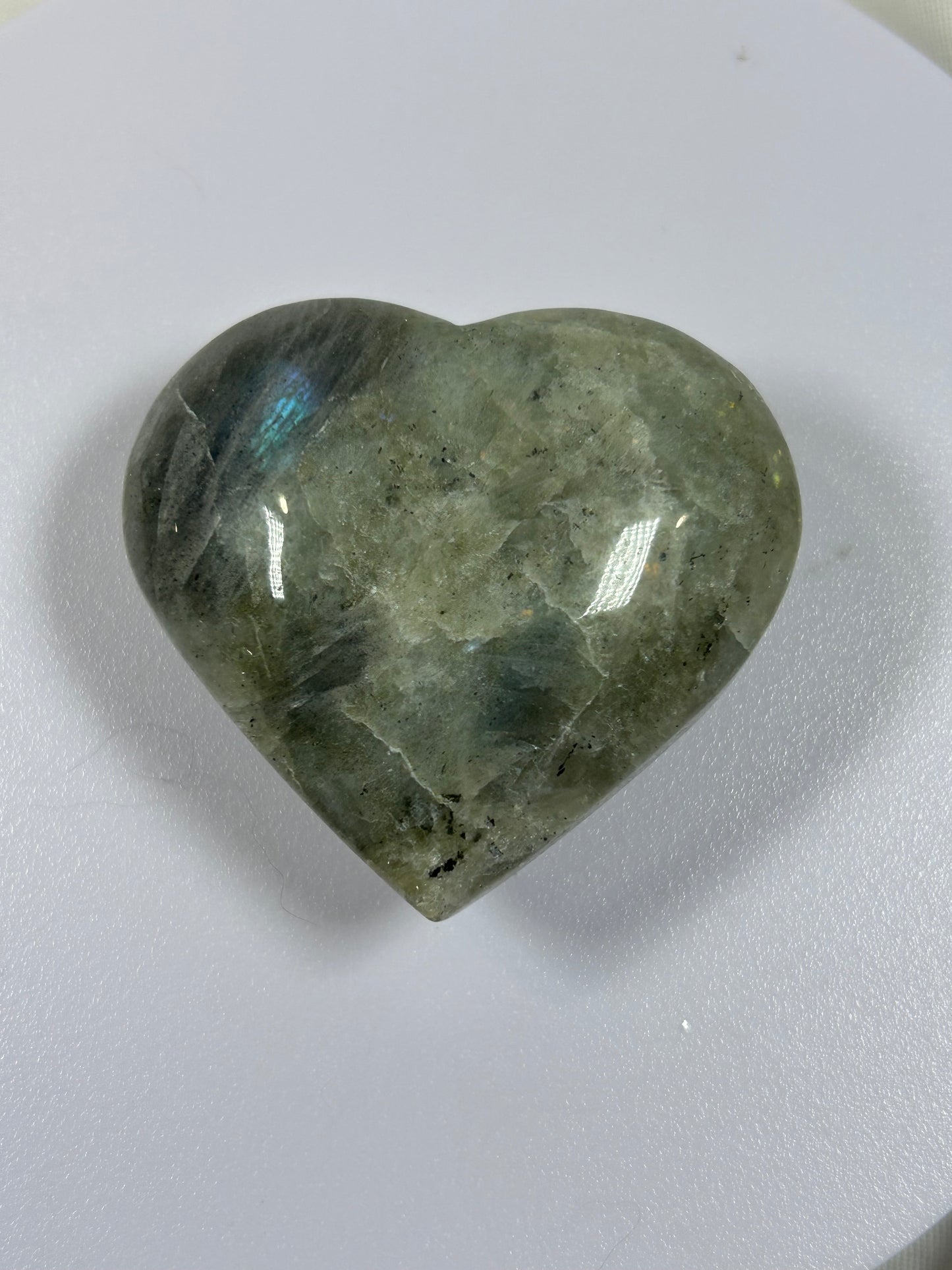 (#889) - Labradorite Heart - New