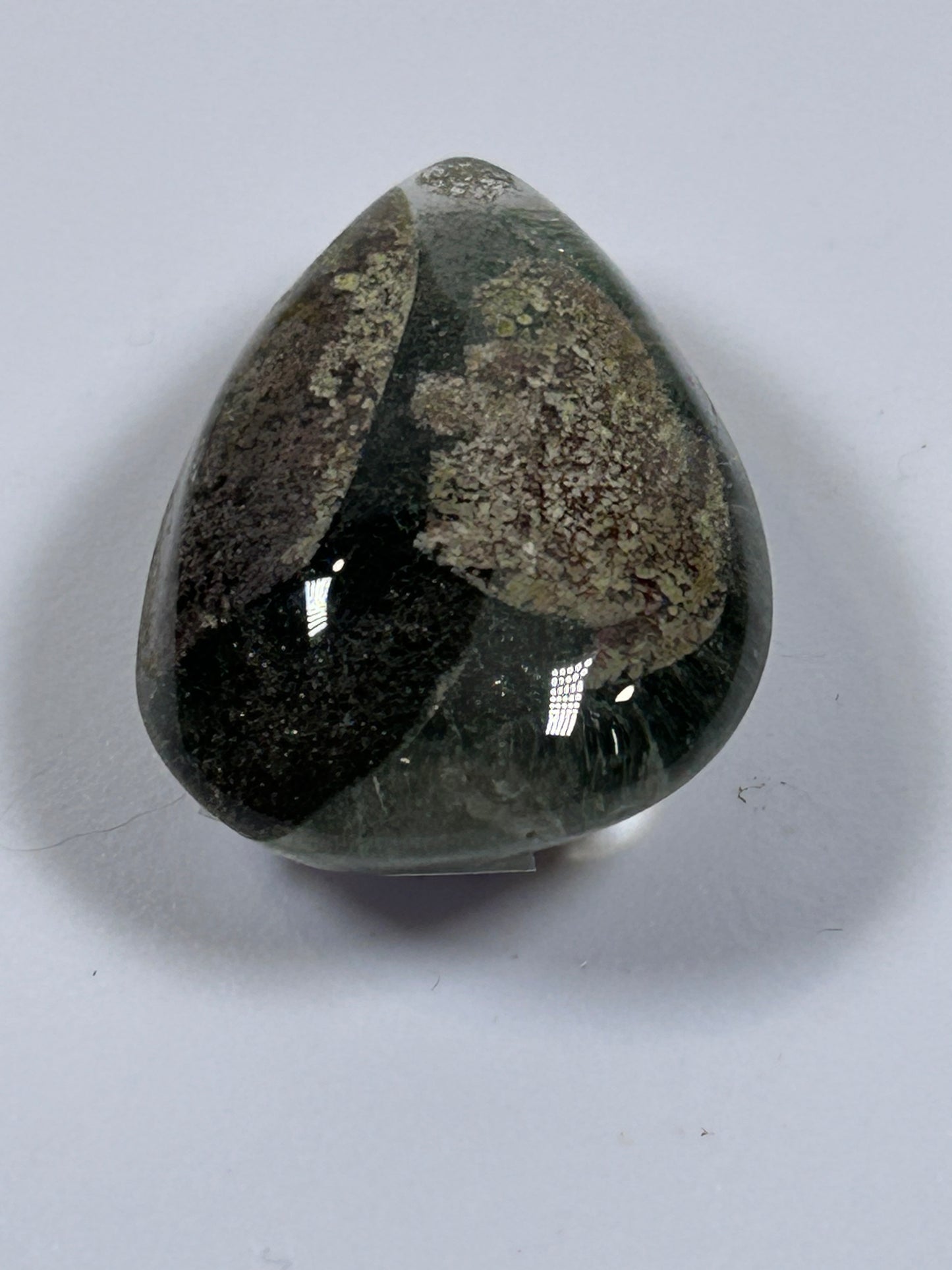 (GQ22) - Garden Quartz Teardrop Pendant - New