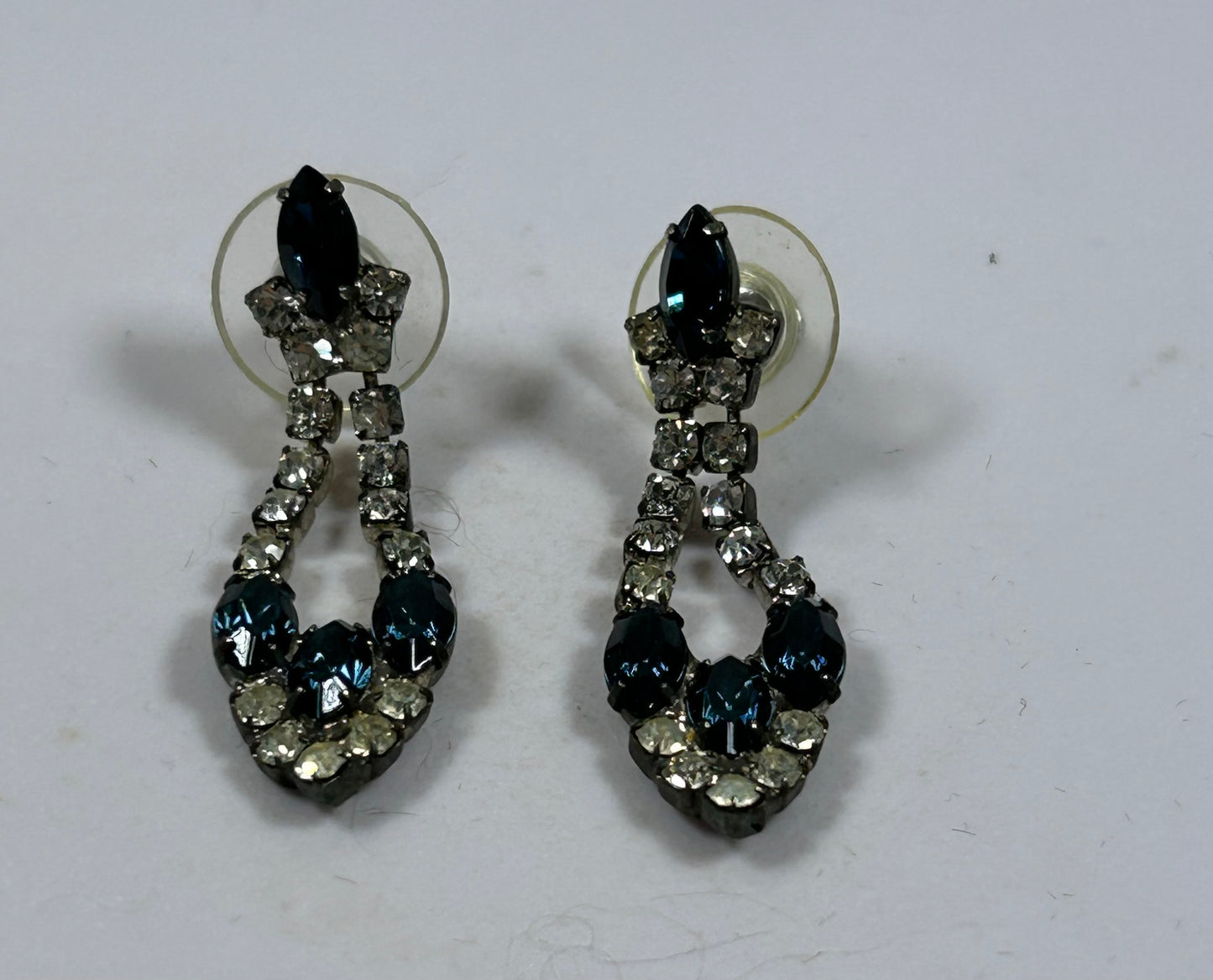 Austrian Crystal Blue Earrings - New