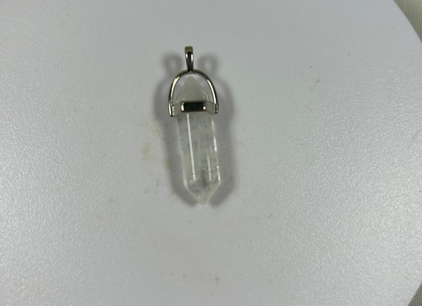 Clear Quartz Point Pendant - New
