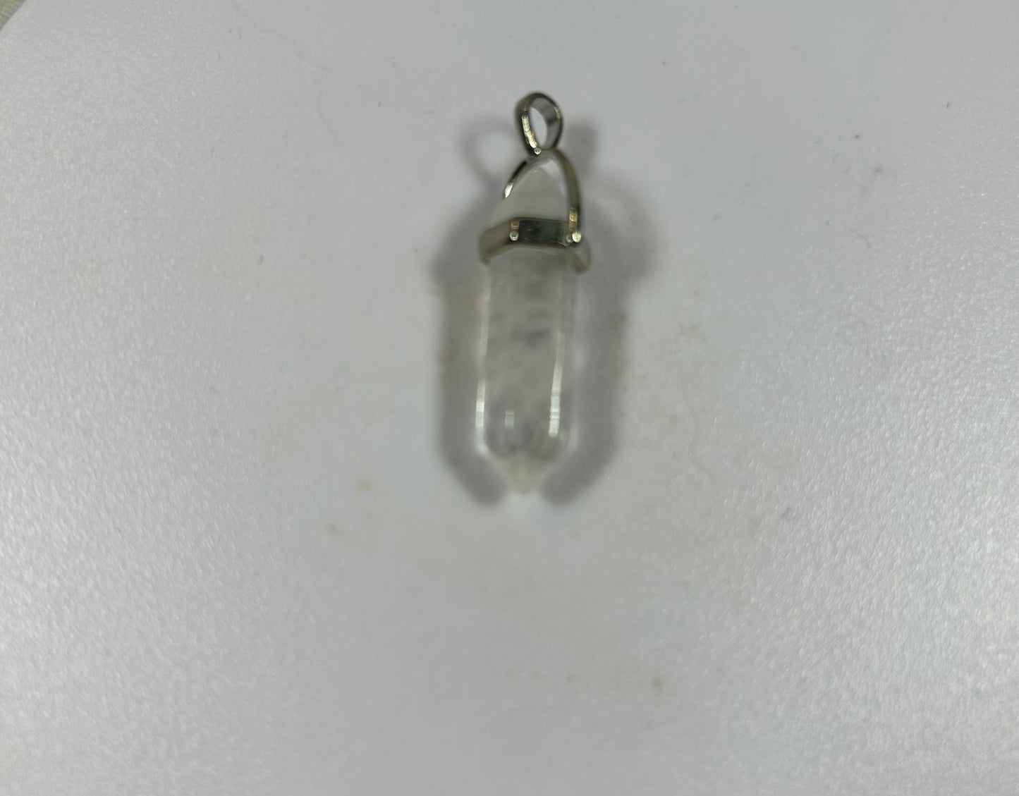 Clear Quartz Point Pendant - New