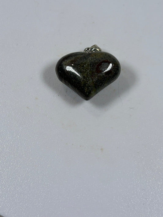 Hematite Heart Pendant - New