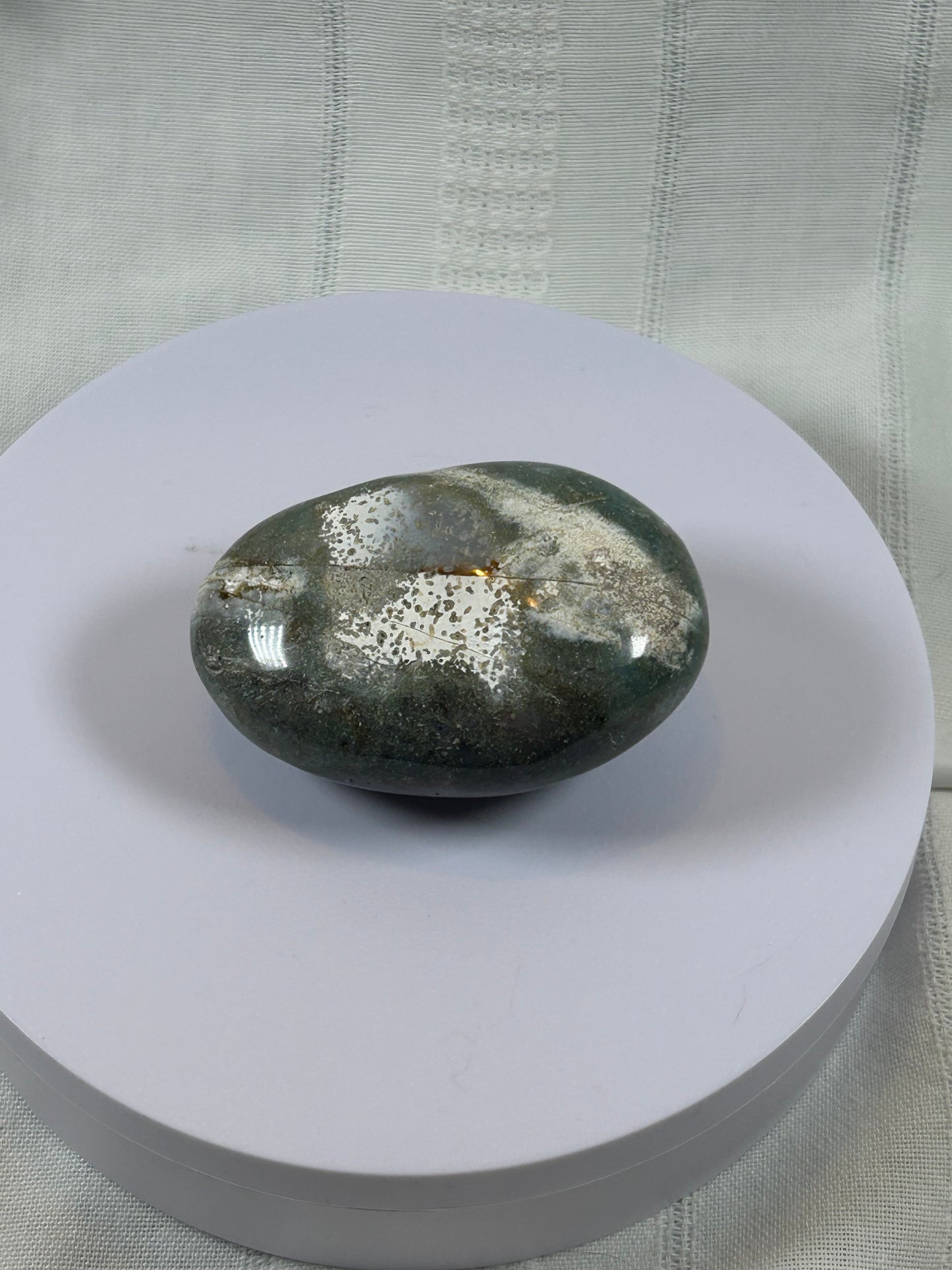 (#97) - OCEAN JASPER PALM STONE POLISHED - NEW