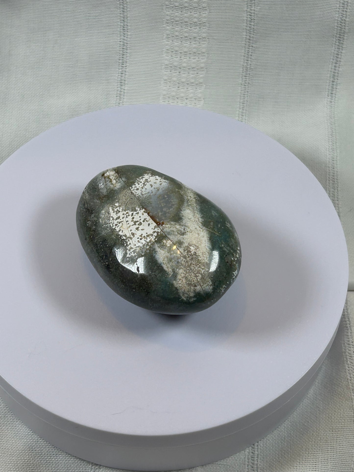 (#97) - OCEAN JASPER PALM STONE POLISHED - NEW