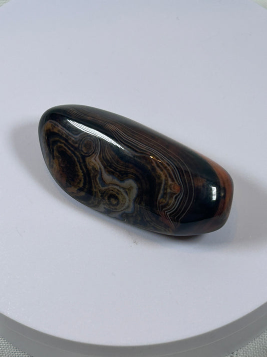 (#98) - SARDONYX PALM STONE POLISHED - NEW