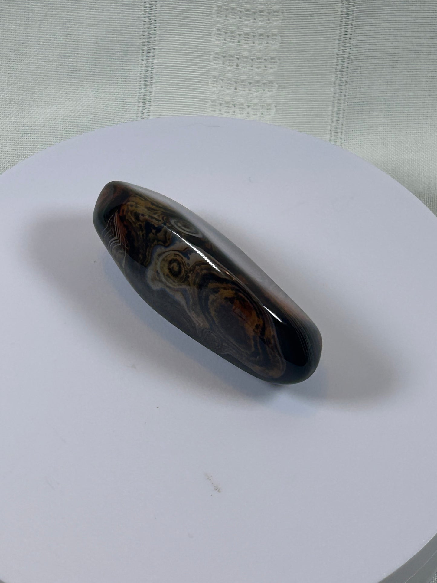 (#98) - SARDONYX PALM STONE POLISHED - NEW