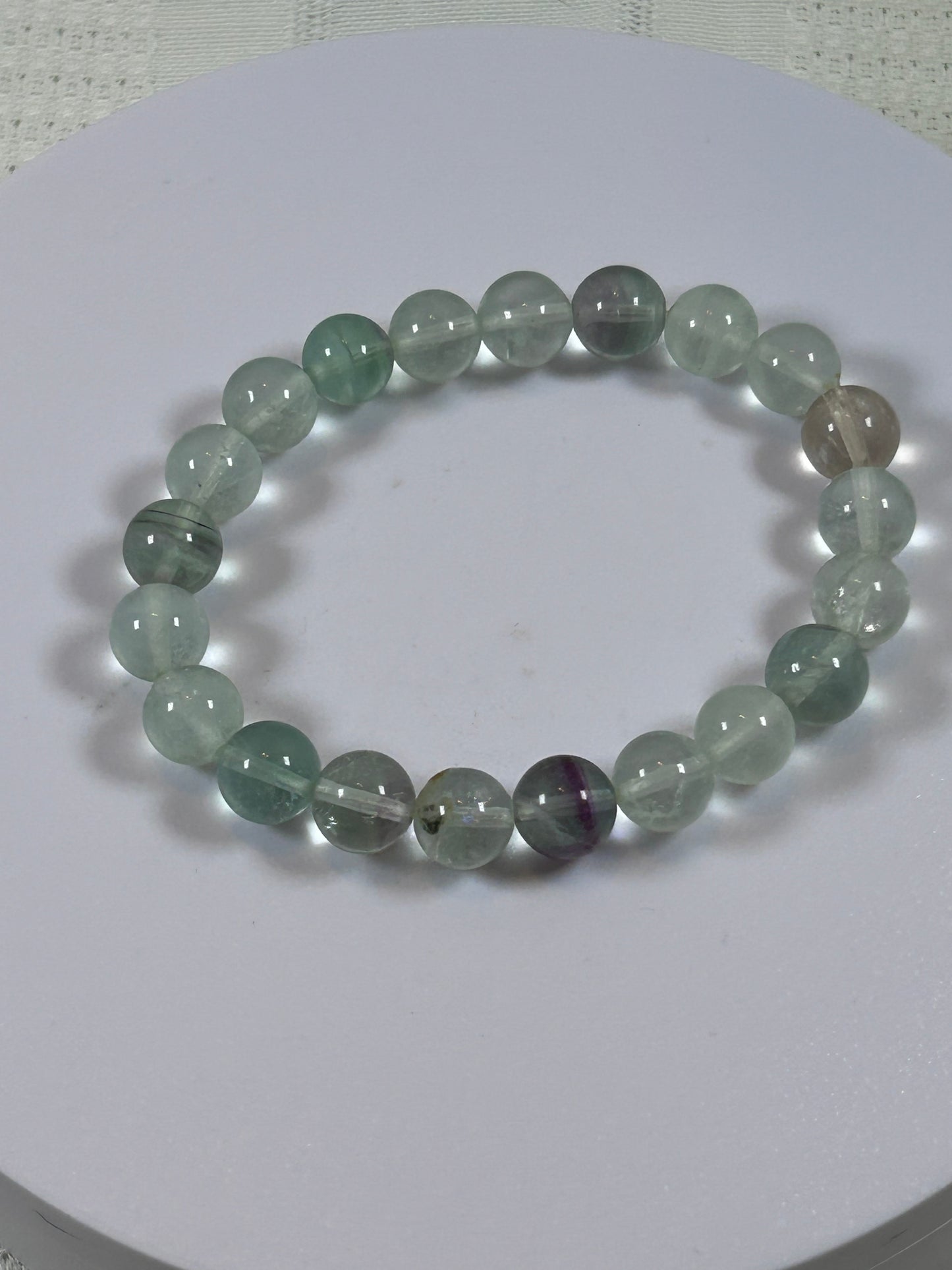 (#176) - FLUORITE CRYSTAL BRACELET - NEW