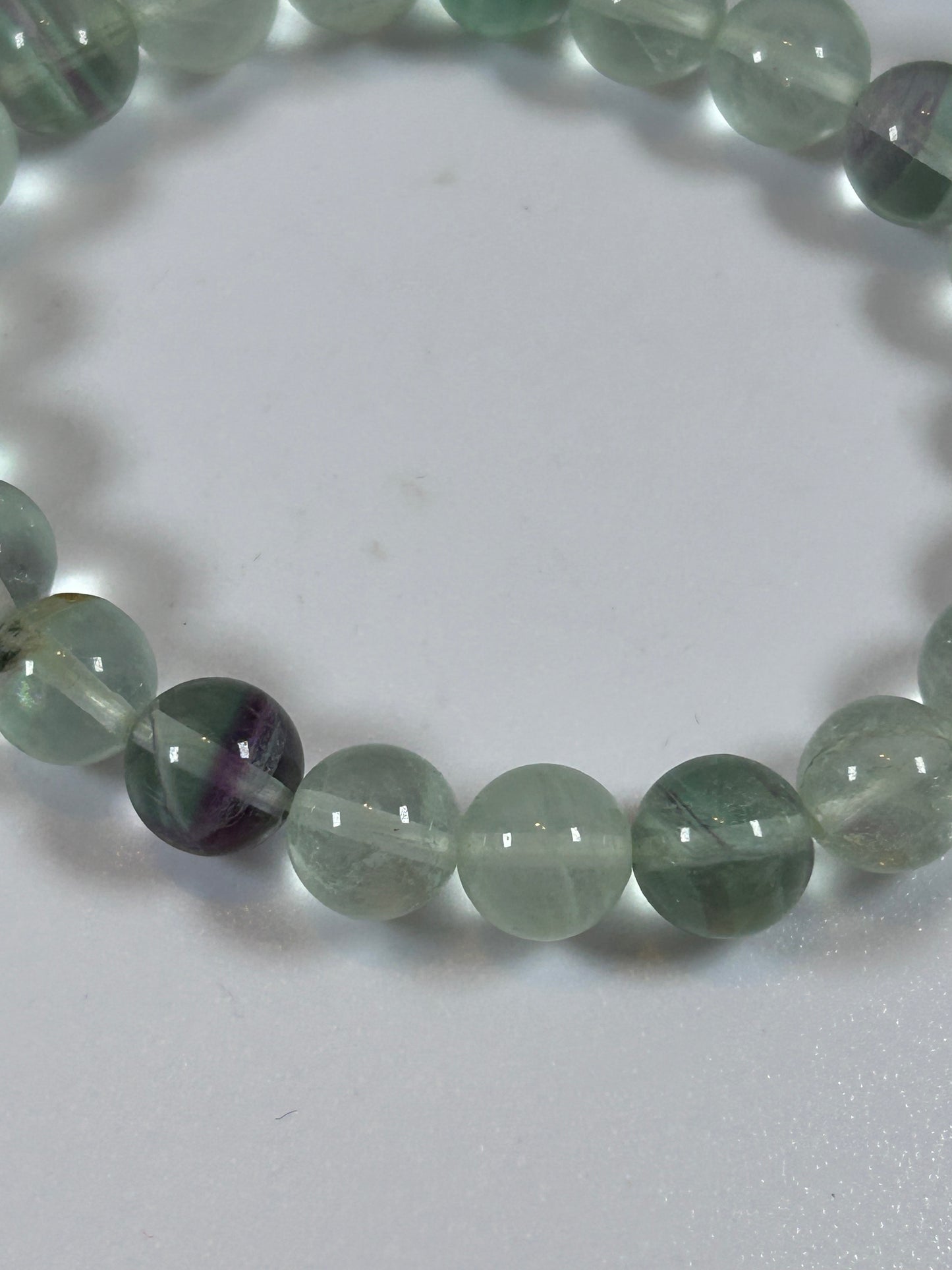 (#176) - FLUORITE CRYSTAL BRACELET - NEW