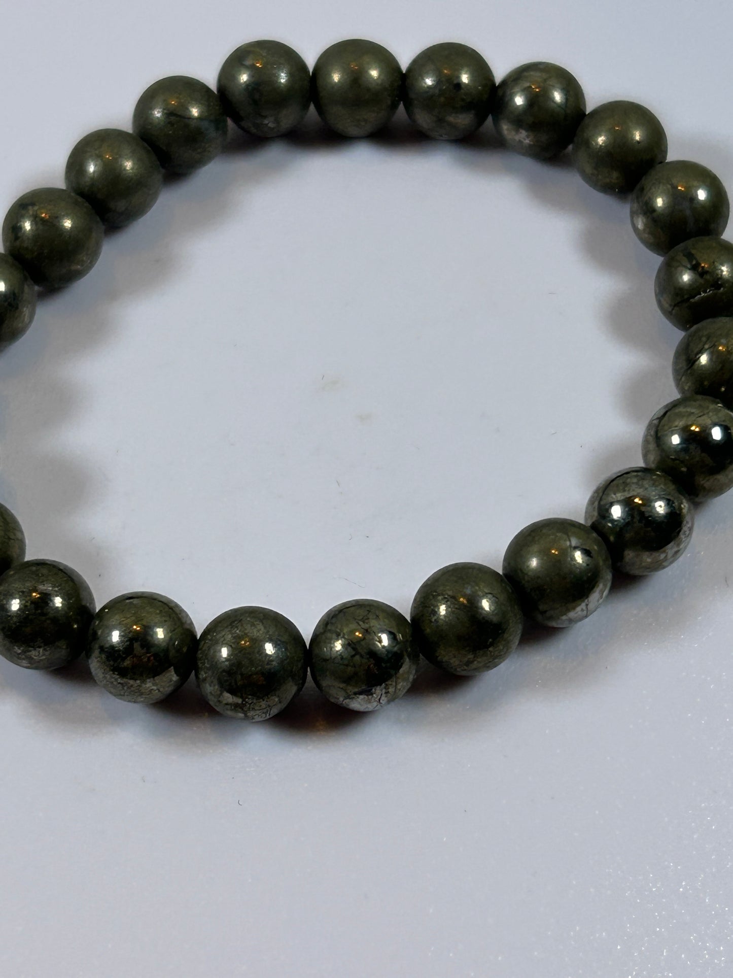 (#177) - PYRITE CRYSTAL BRACELET - NEW