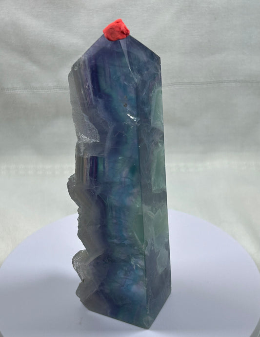 (#1248) - Fluorite Cluster Tower - New