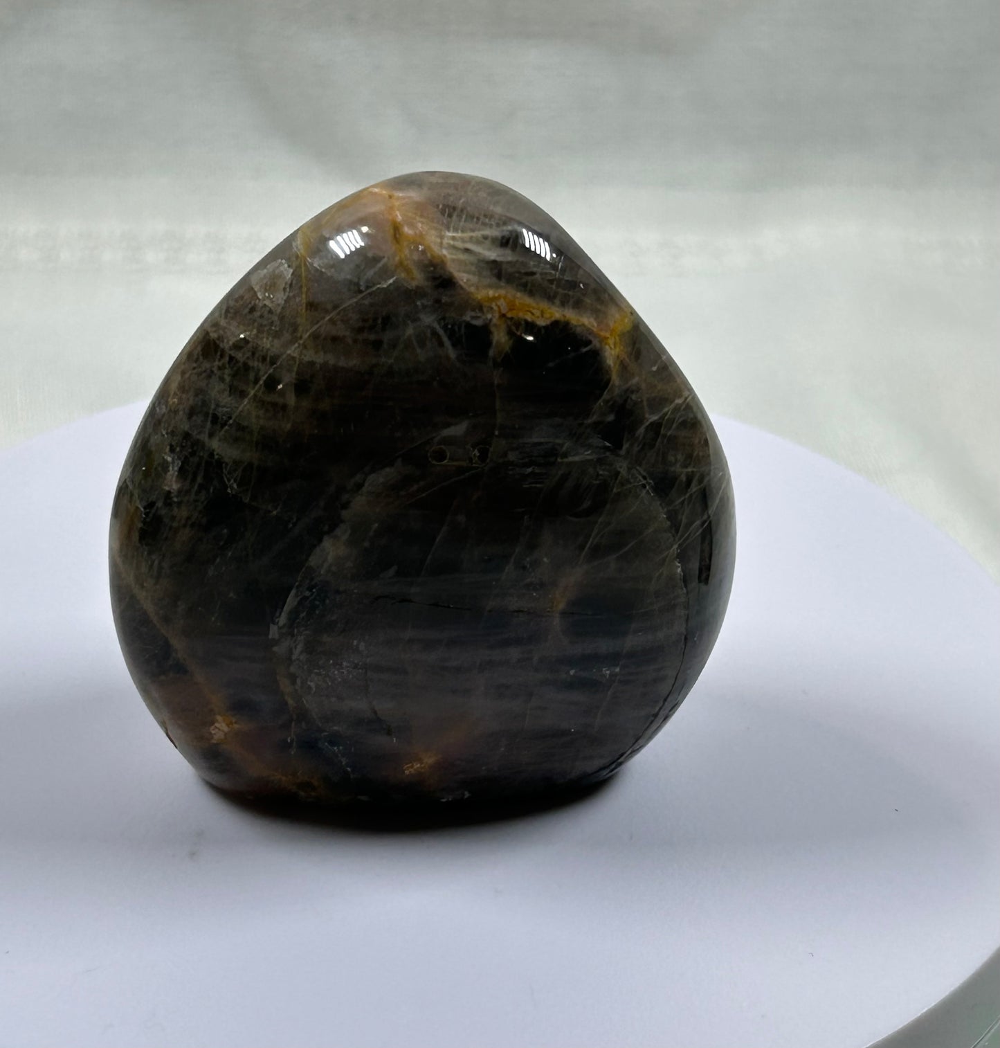 (#926) - Black Moonstone Freeform - New