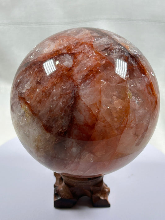 (#486) - Fire Quartz Sphere - New