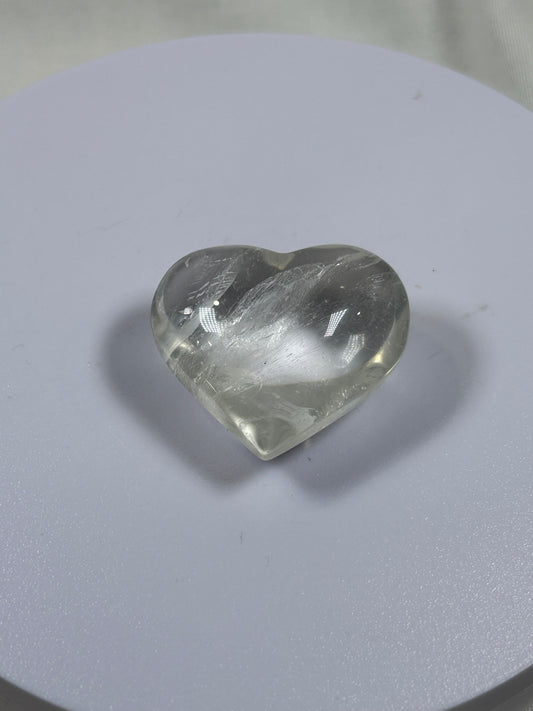 (#875) - Clear Quartz Heart - New