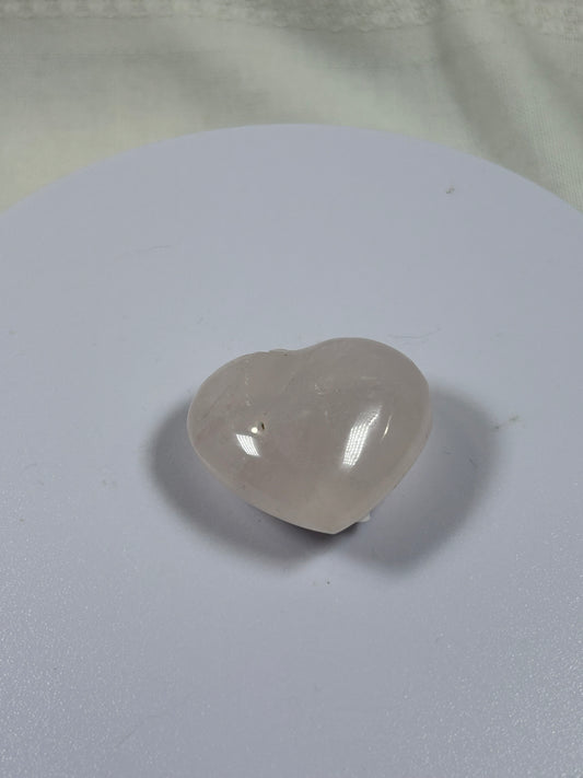 (#884) - Rose Quartz Heart - New