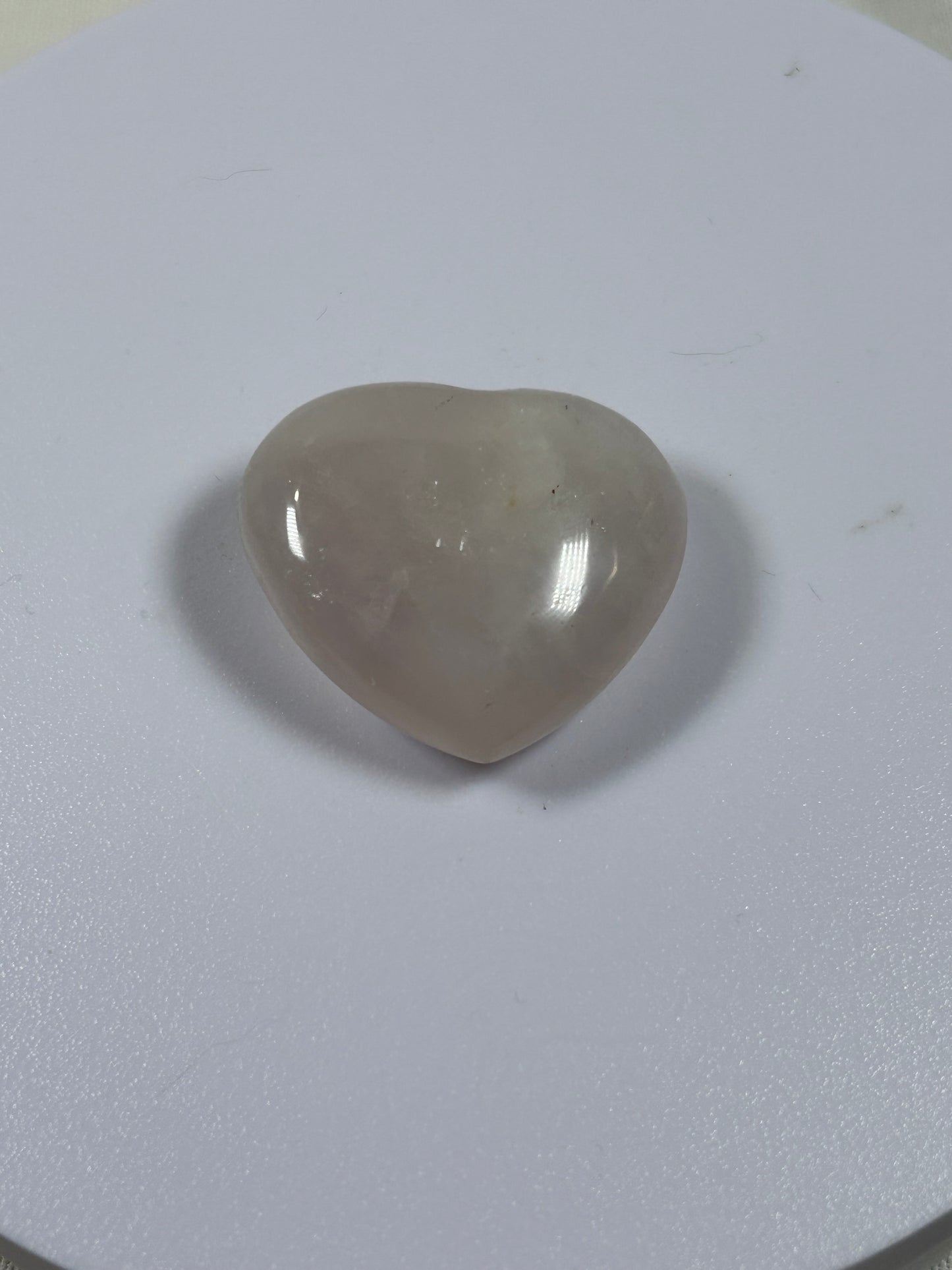 (#885) - Rose Quartz Heart - New