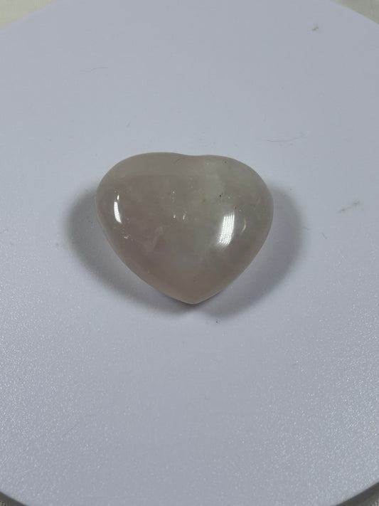 (#885) - Rose Quartz Heart - New