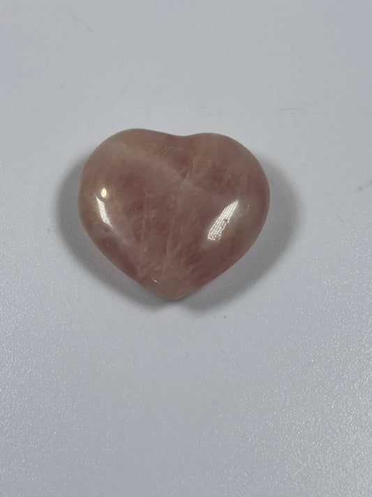 (#882) - Rose Quartz Heart - New