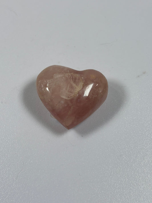 (#888) - Rose Quartz Heart - New