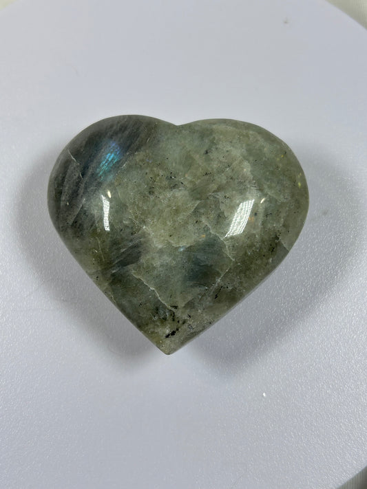 (#889) - Labradorite Heart - New
