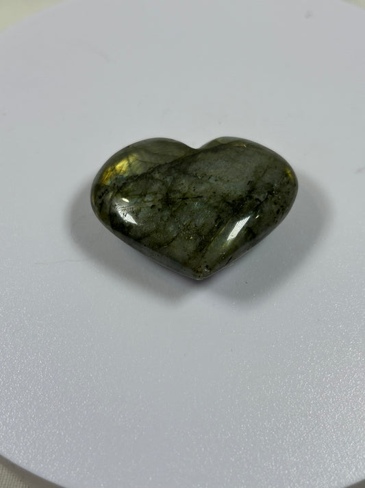 (#890) - Labradorite Heart - New