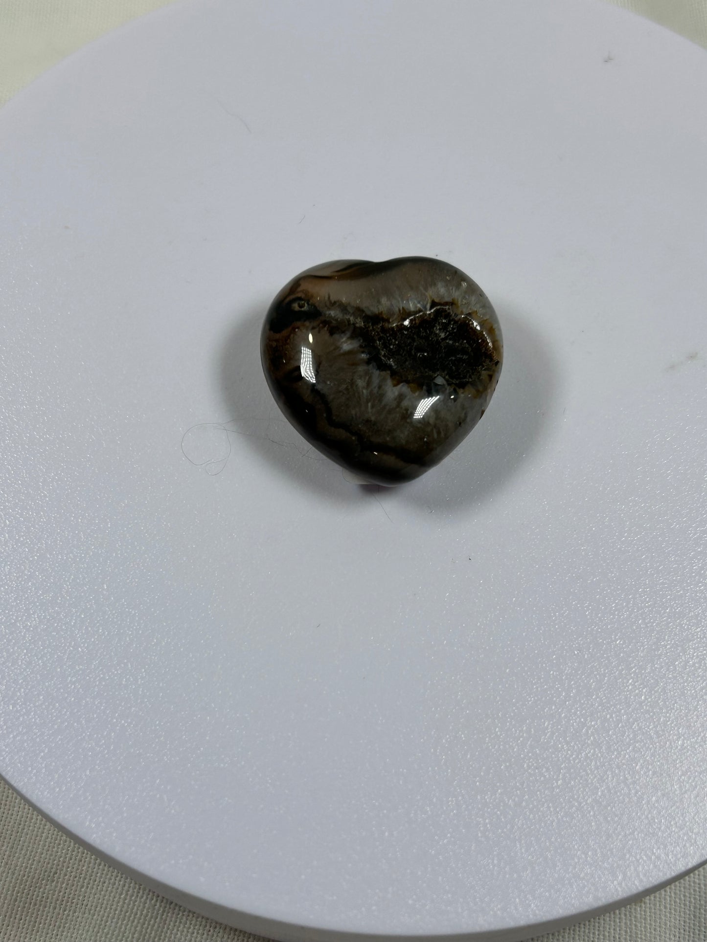 (#899) - Agate Heart - New