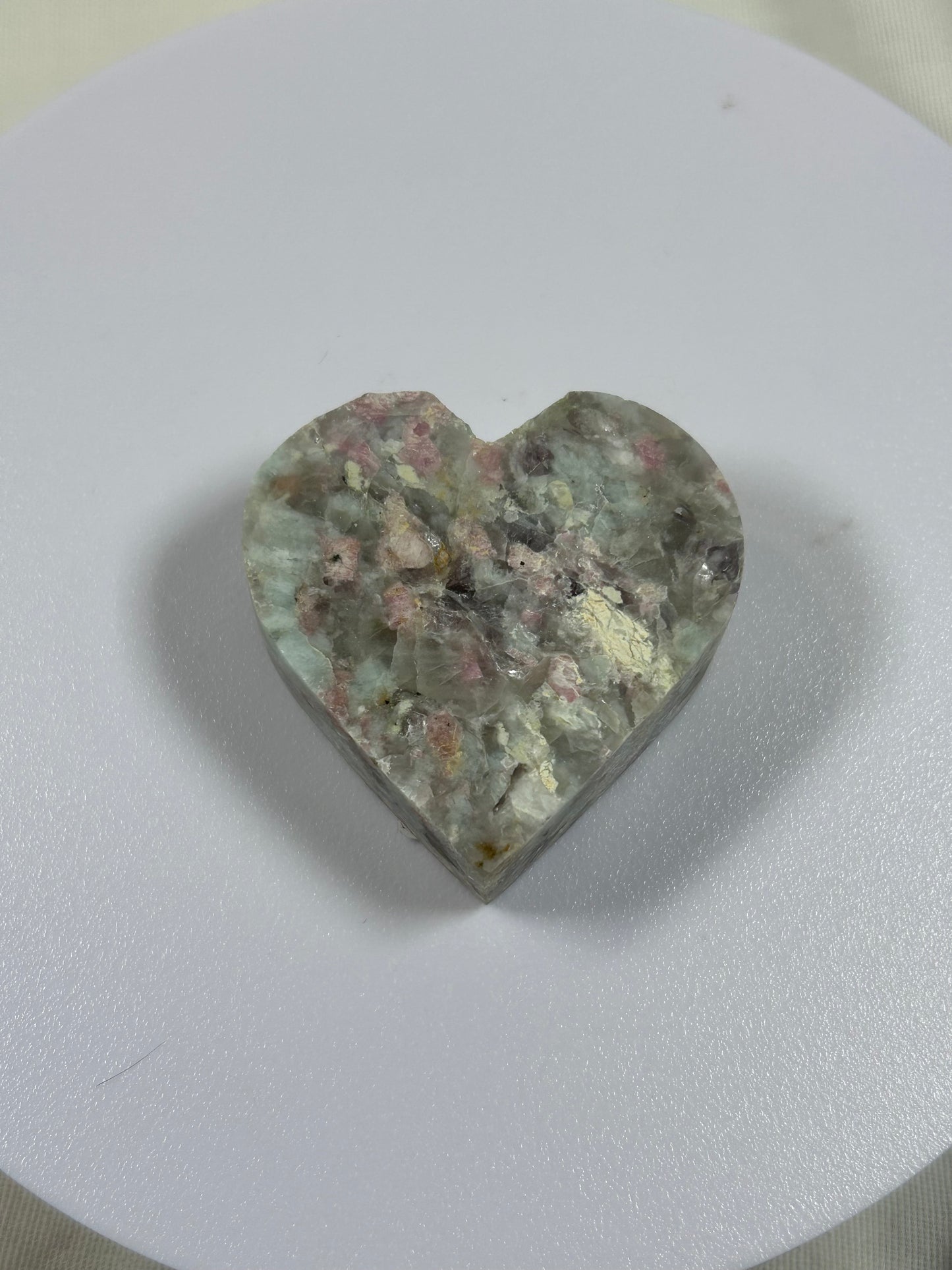 (#867) - Pink Tourmaline Heart - New