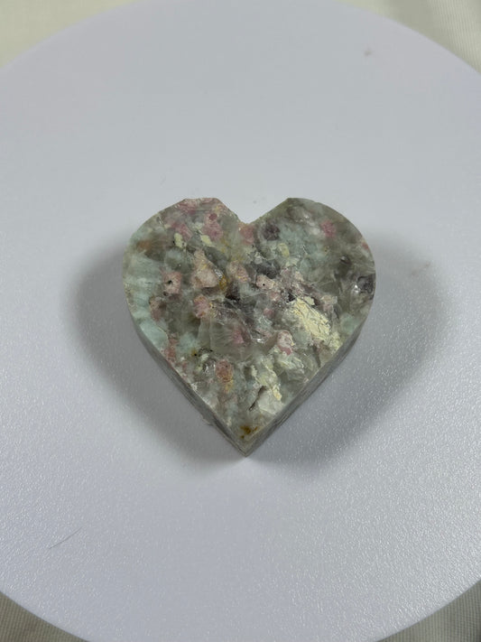 (#867) - Pink Tourmaline Heart - New