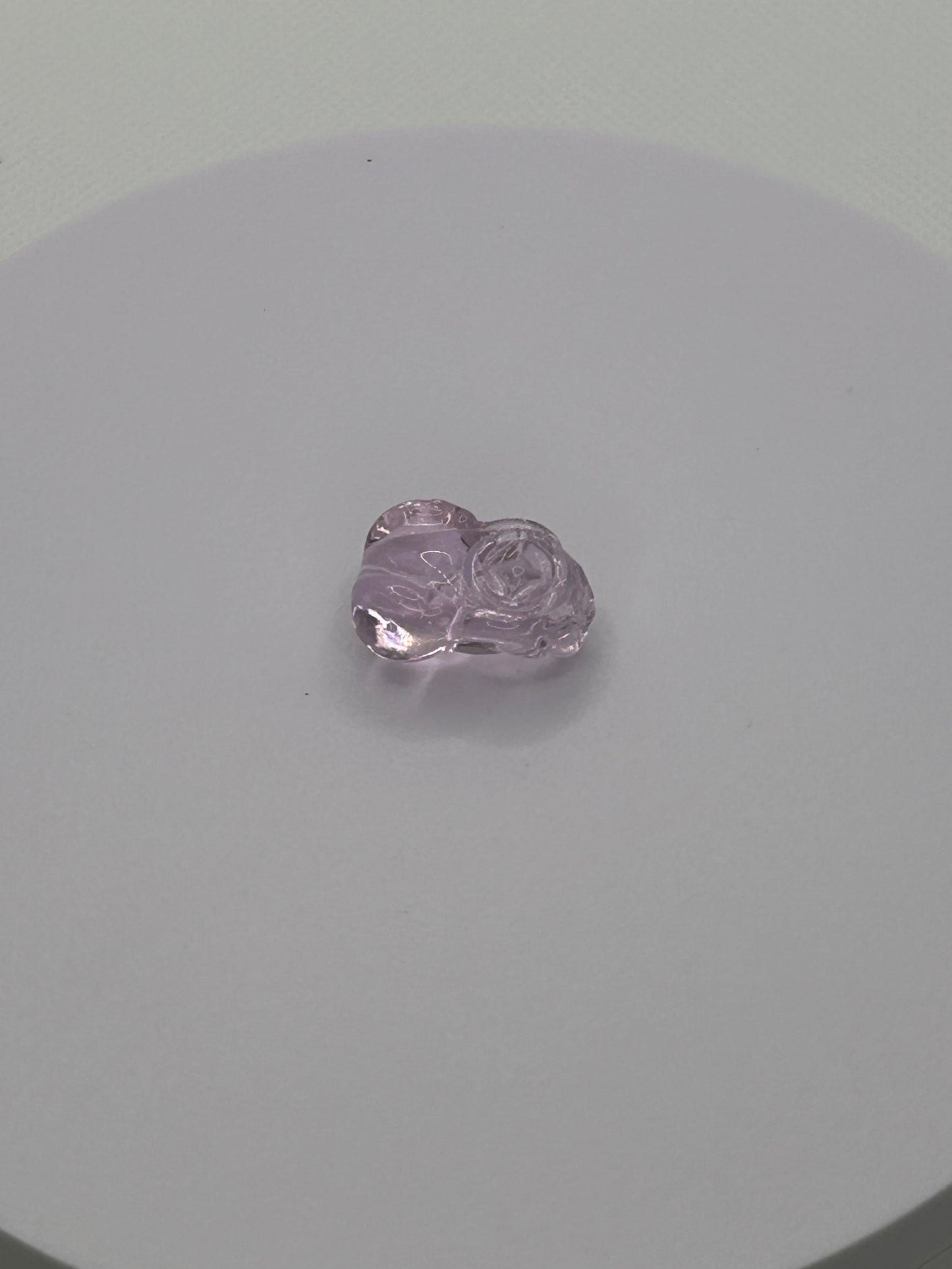 (#49) - ROSE QUARTZ PIXIU CARVING - NEW