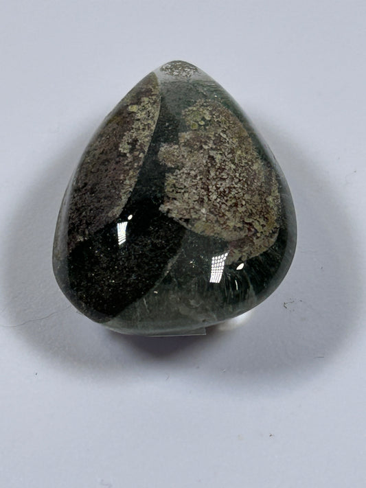 (GQ22) - Garden Quartz Teardrop Pendant - New