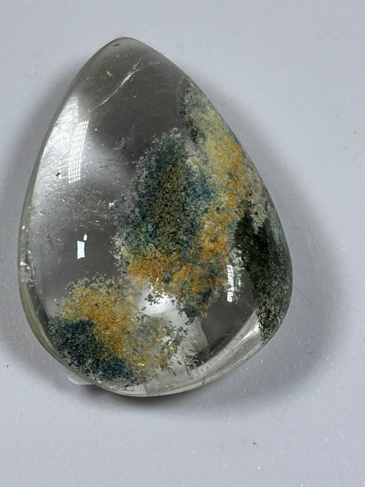 (GQ23) - Garden Quartz Teardrop Pendant - New