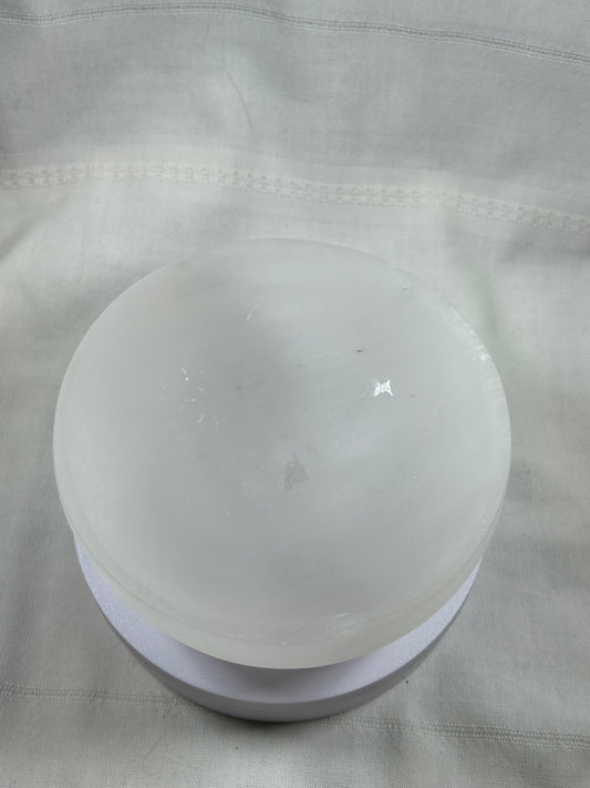 (#1262) - Selenite Bowl - New