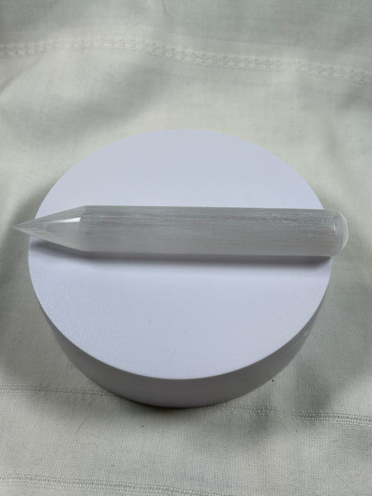 (#1035) - Selenite Wand - New