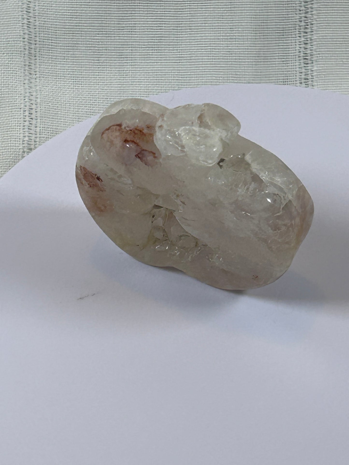 (#9) - AGATE APPLE CARVING - NEW