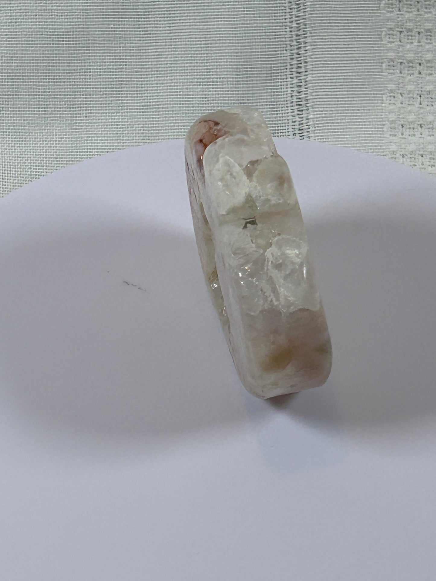 (#9) - AGATE APPLE CARVING - NEW