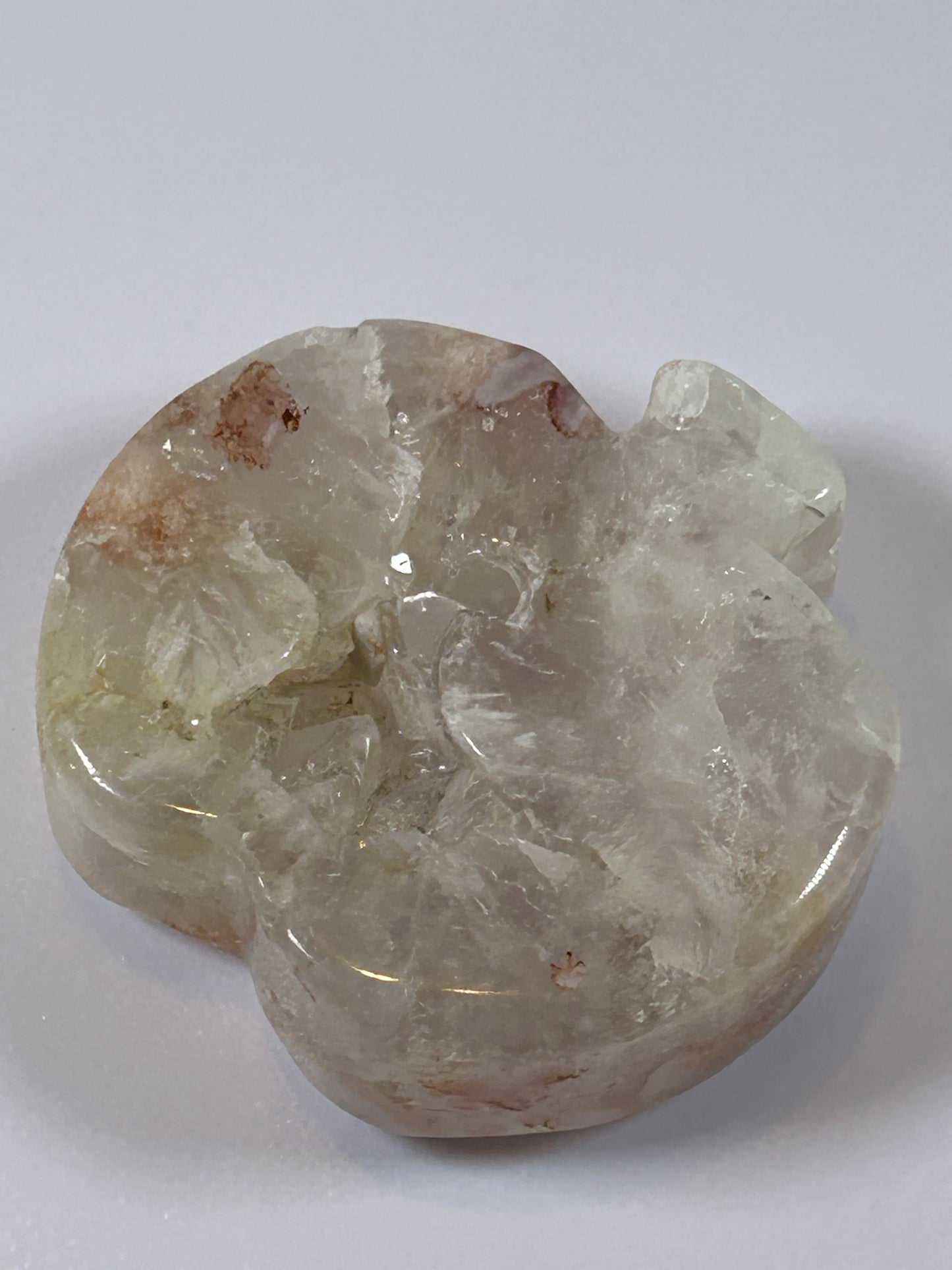 (#9) - AGATE APPLE CARVING - NEW