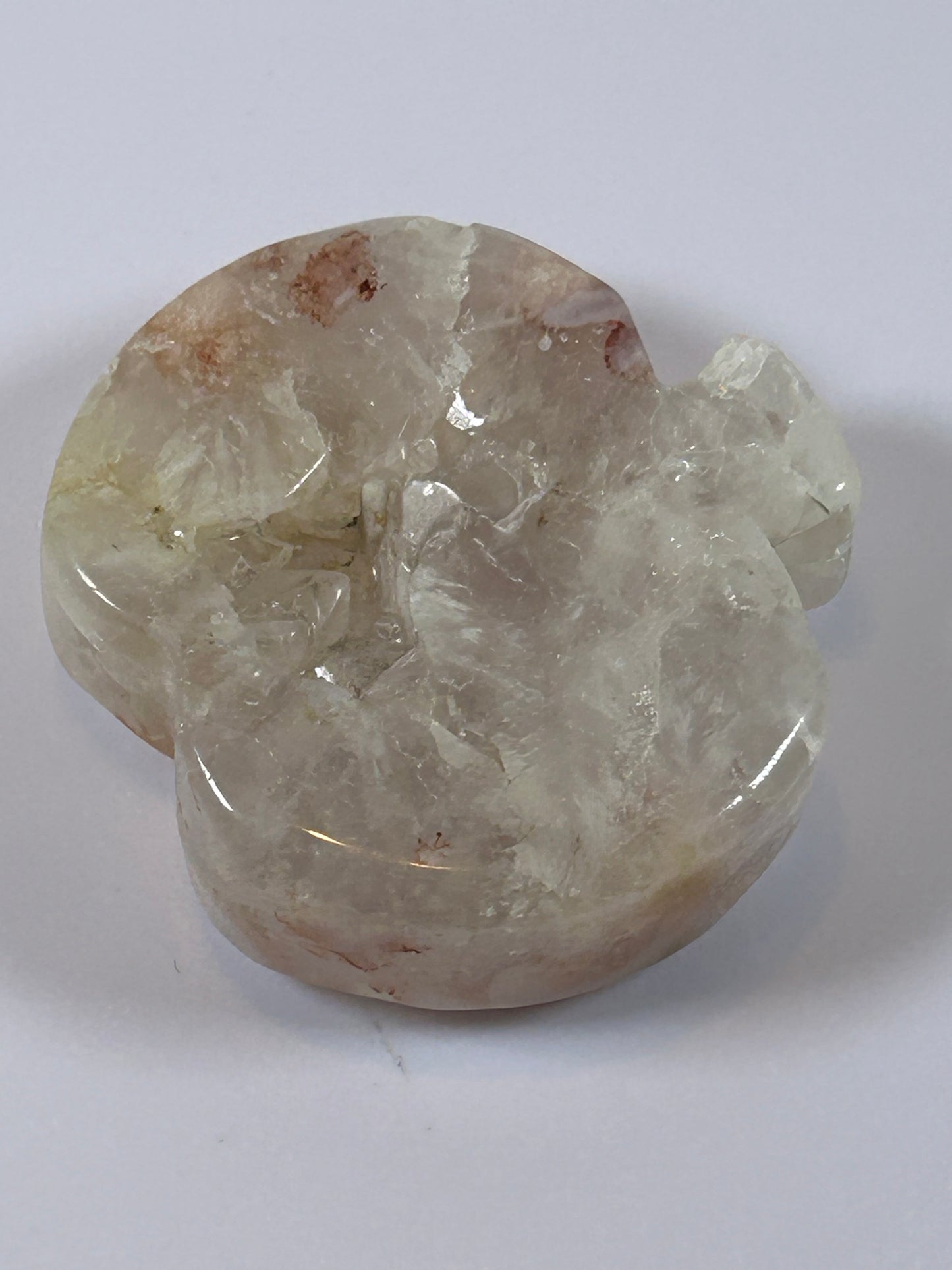 (#9) - AGATE APPLE CARVING - NEW