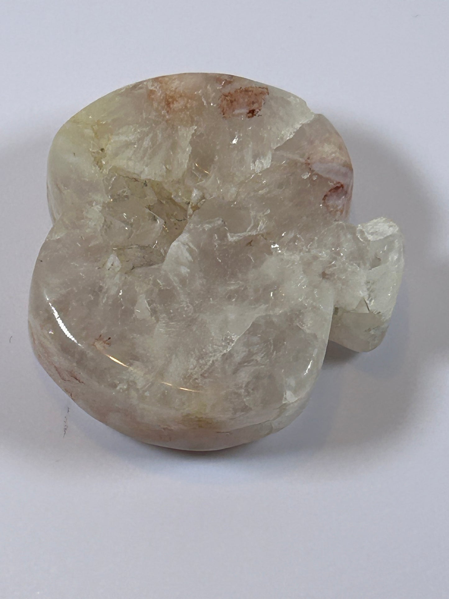 (#9) - AGATE APPLE CARVING - NEW