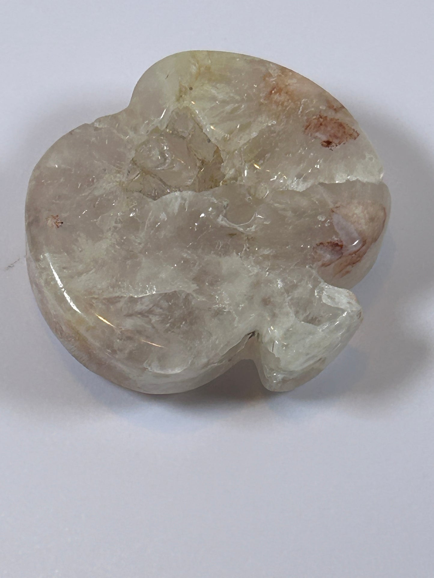 (#9) - AGATE APPLE CARVING - NEW