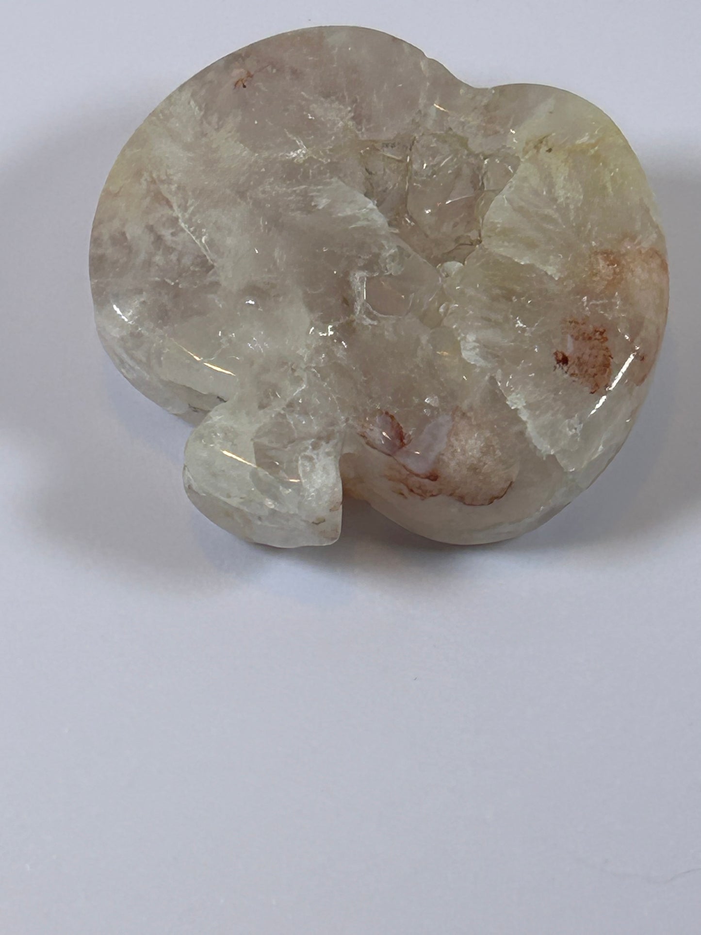 (#9) - AGATE APPLE CARVING - NEW