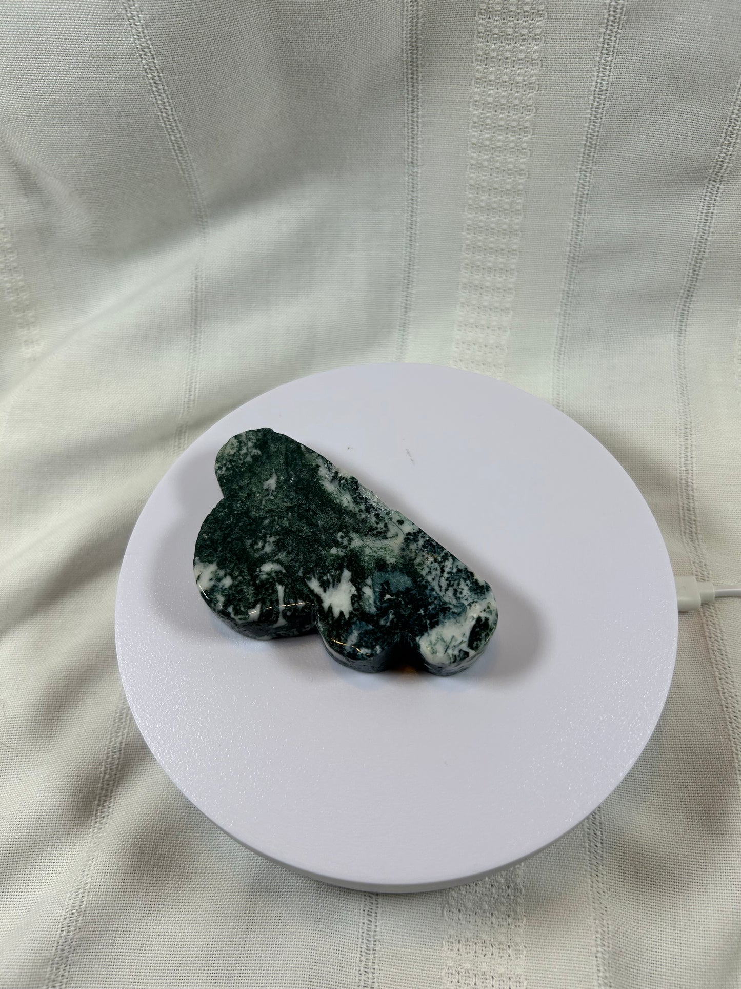 (#51) - TREE AGATE CLOUD CARVING - NEW