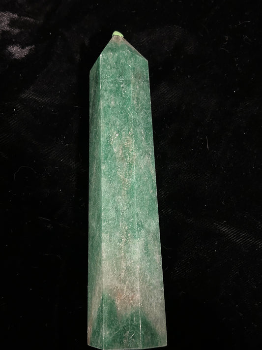 (#961) - Green Strawberry Quartz Tower - New
