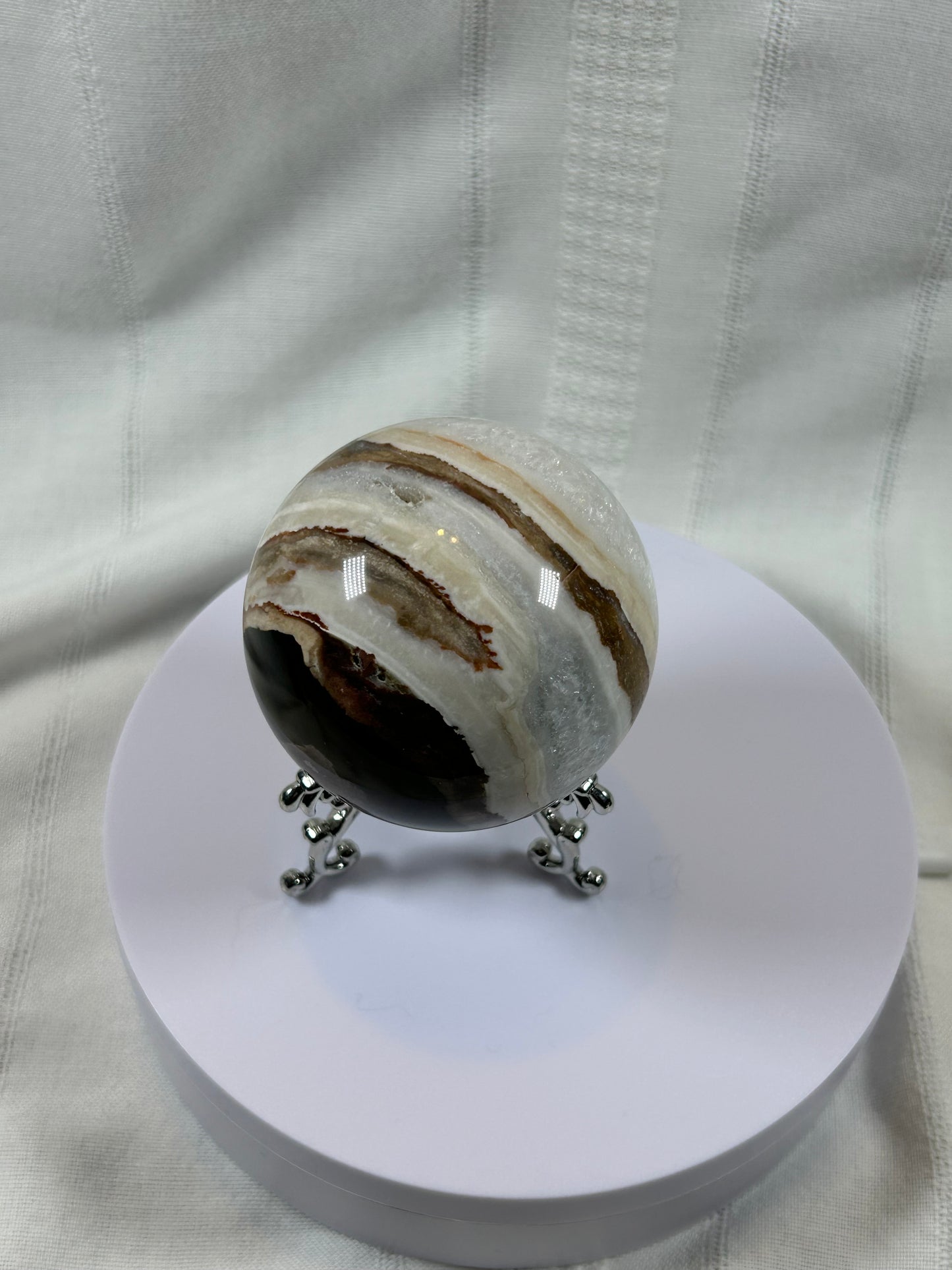 (#60) - AGATE SPHERE POLISHED - NEW
