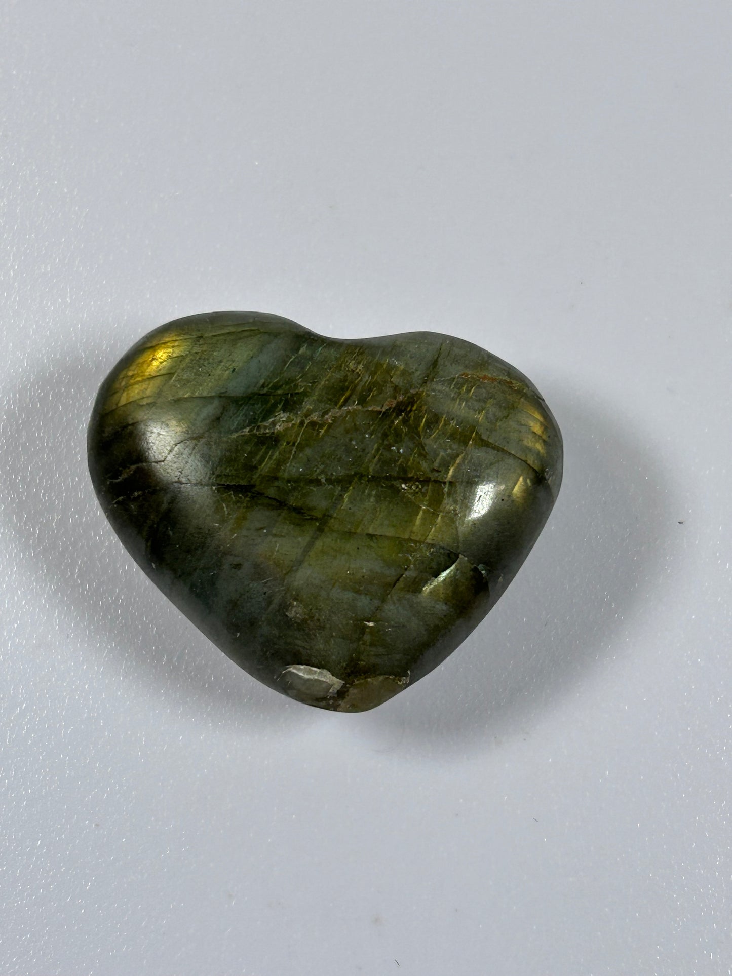(#892) - Labradorite Heart - New