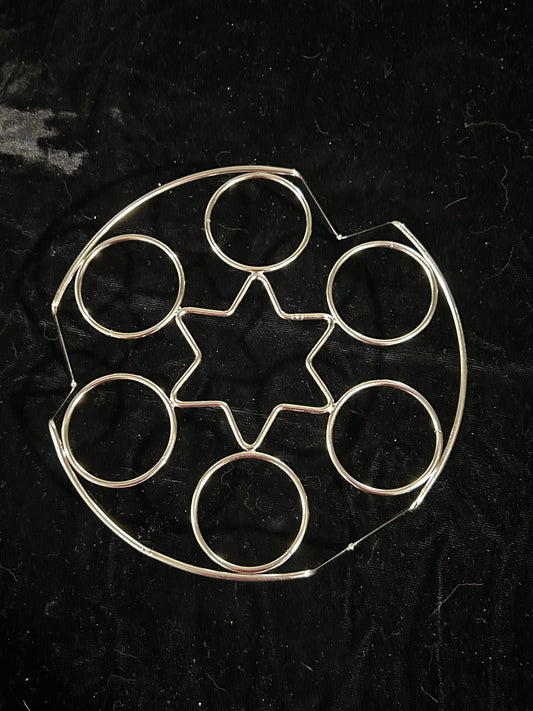 (#1277) - Sphere Holder 6 Metal - New